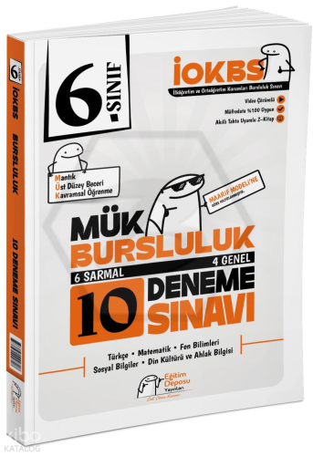 Eğitim Deposu 6. Sınıf Mük Bursluluk 10 Deneme Eğitim Deposu Yayınları