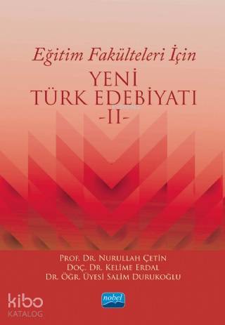 Eğitim Fakülteleri İçin Yeni Türk Edebiyatı 2