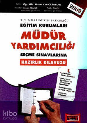 Eğitim Kurumları| Müdür Yardımcılığı; seçme Sınavlarına Hazırlık Kılav