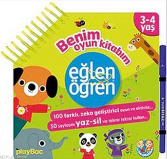 Eğlen Öğren Benim Oyun Kitabım 3-4 yaş - Kitapiks.com