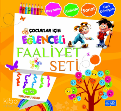 Eğlenceli Faaliyet Seti Turuncu Kitap– 4 Yaş Üzeri