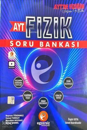 Egzersiz Ayt Soru Bankası Fizik - 2023