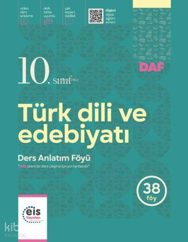 Eis Yayınları 10. Sınıf Türk Dili ve Edebiyatı Ders Anlatım Föyü