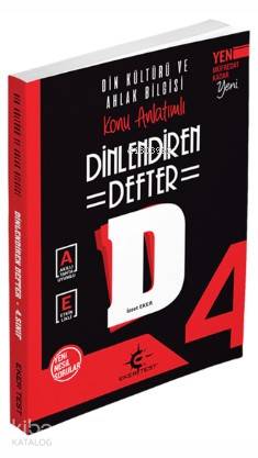 Eker Test Yayınları 4. Sınıf Din Kültürü ve Ahlak Bilgisi Dinlendiren Defter Eker Test