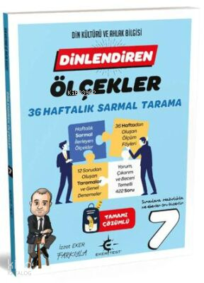 Eker Test Yayınları 7. Sınıf Dinlendiren Ölçeklerle 36 Hafta Sarmal Test
