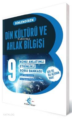 Eker Test Yayınları 9. Sınıf Din Kültürü ve Ahlak Bilgisi Dinlendiren Konu Anlatımlı Etkinlikli Soru Bankası Eker Test 