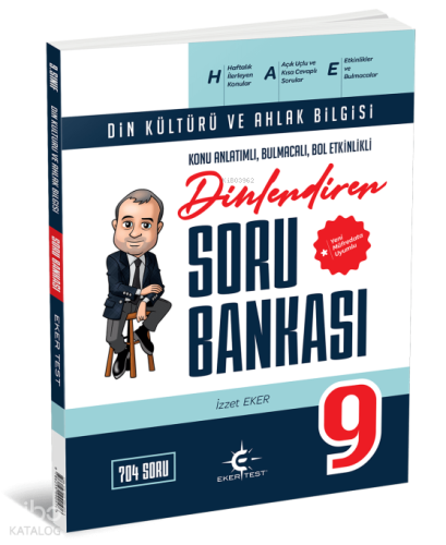 Eker Test Yayınları 9. Sınıf Eker Test Dinlendiren Soru Bankası