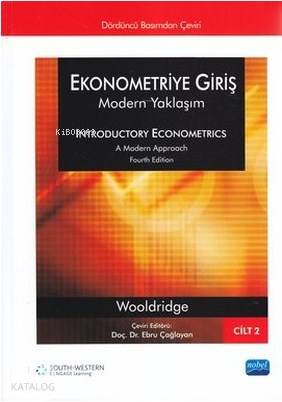 Ekonometriye Giriş 2 - Modern Yaklaşım; Introductory Econometrics