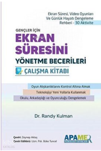 Ekran Süresini Yönetme Becerileri Çalışma Kitabı