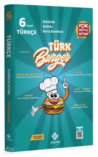 Ekstra Yayınları Türkburger Türkçe Etkinlik Kitabı