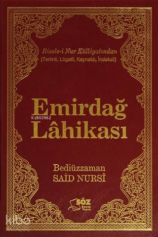 Emirdağ Lahikası - Kitapiks.com