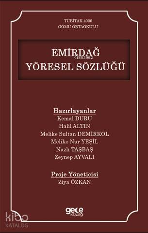 Emirdağ Yöresel Sözlüğü
