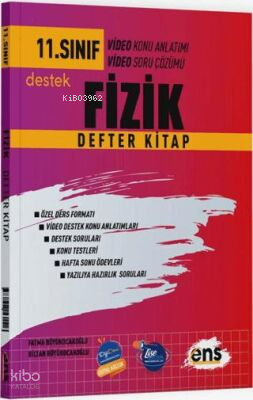 ENS Yayınları 11. Sınıf Fizik Defter Kitap