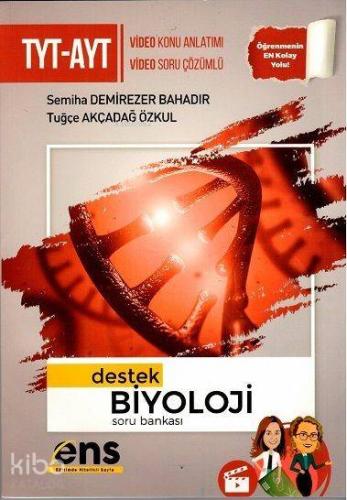 Ens Yayınları TYT AYT Biyoloji Destek Soru Bankası ENS