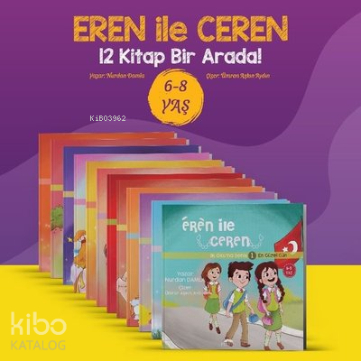 Eren İle Ceren İlk Okuma Serisi (12 Kitap Takım)