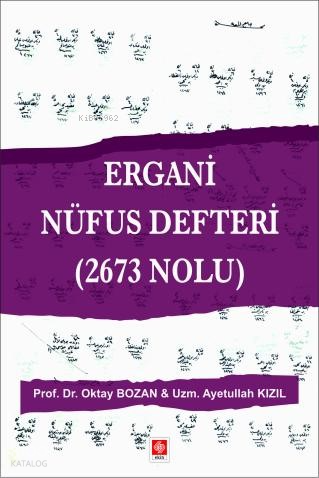 Ergani Nüfus Defteri (2673 Nolu )