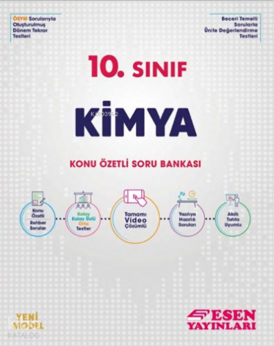 Esen 10.Sınıf Kimya Konu Özetli Soru Bankası
