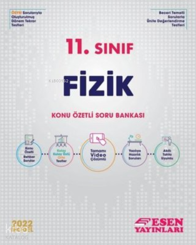Esen 11.Sınıf Fizik Konu Özetli Soru Bankası