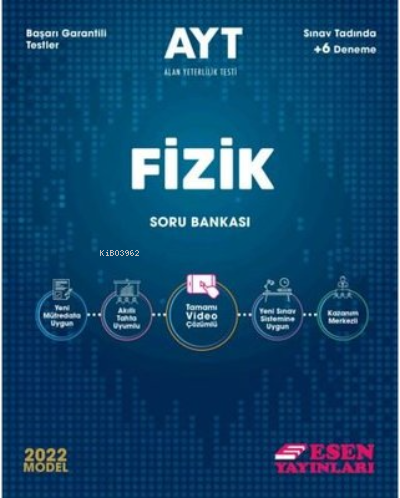 Esen Ayt Fizik Soru Bankası - Kitapiks.com