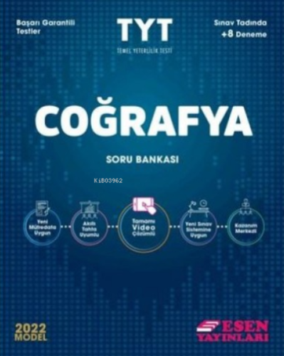 Esen Tyt Coğrafya Soru Bankası - Kitapiks.com