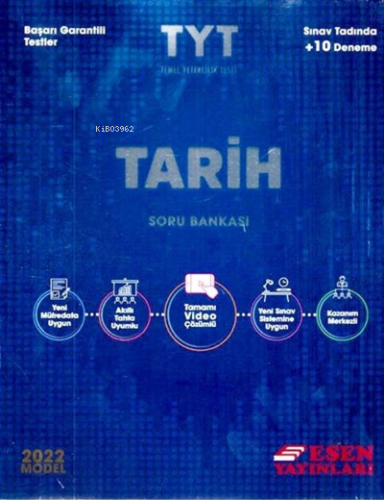 Esen Tyt Tarih Soru Bankası - Kitapiks.com