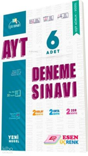 Esen - Üçrenk Ayt 6'Lı Deneme Seti (Eşit Ağırlık+Sözel)