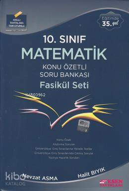 Esen Yayınları 10. Sınıf Matematik Konu Özetli Soru Bankası Fasikül Se
