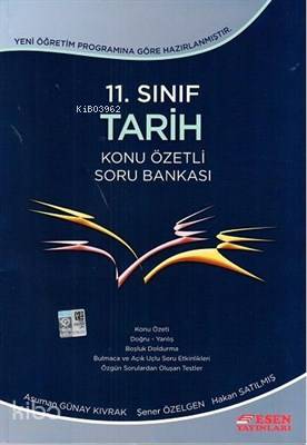 Esen Yayınları 11. Sınıf Tarih Konu Özetli Soru Bankası Esen 
