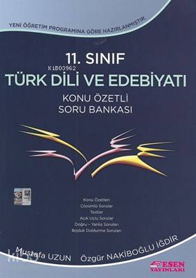 Esen Yayınları 11. Sınıf Türk Dili ve Edebiyatı Konu Özetli Soru Banka