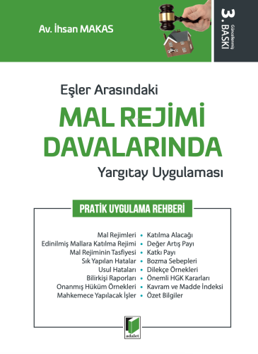Eşler Arasındaki Mal Rejimi Davalarında Yargıtay Uygulaması - Kitapiks