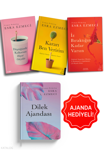 Esra Ezmeci Psikoloji Seti 3 Kitap ;Dilek Ajanda Hediyeli