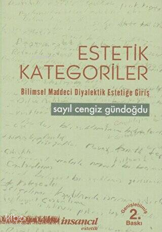 Estetik Kategoriler;Bilimsel Maddeci Diyalektik Estetiğe Giriş