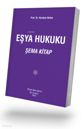 Eşya Hukuku;Şema Kitap