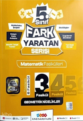 Etkili Matematik 5. Sınıf Matematik Fasikülleri-3 Geometrik Nicelikler