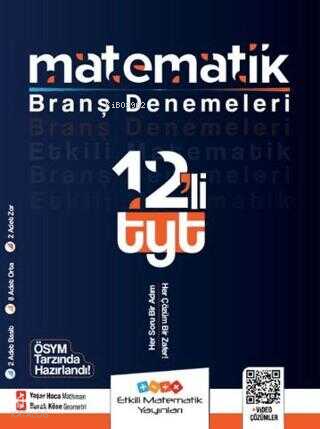 Etkili Matematik TYT Matematik 12 li Branş Denemeleri