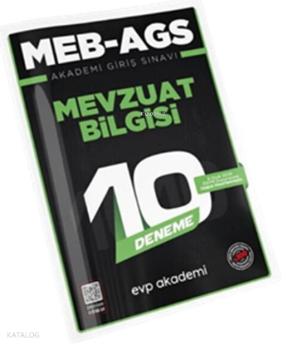 EVP Akademi MEB - AGS Mevzuat Bilgisi 10 Deneme