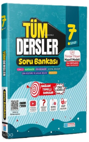 Evrensel İletişim Yayınları 7. Sınıf Tüm Dersler Konu Özetli Soru Bank