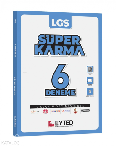 Eyted Yayınları 8. Sınıf LGS Süper Karma 6 Deneme - Kitapiks.com