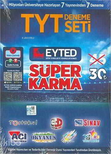 Eyted Yayınları TYT Eyted Süper Karma 7 li Deneme Seti Eyted - Kitapik