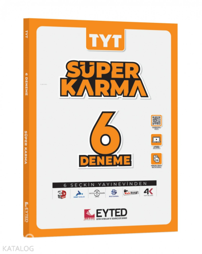 Eyted Yayınları TYT Süper Karma 6 Deneme - Kitapiks.com