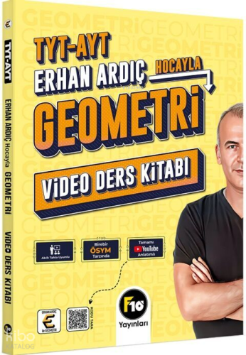 F10 Yayınları Erhan Ardıç Hocayla TYT AYT Geometri Video Ders Kitabı