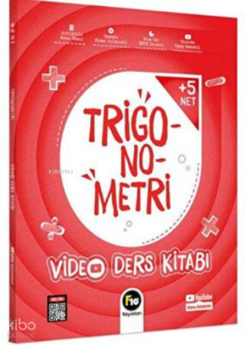 F10 Yayınları  Trigonometri Video Ders Kitabı