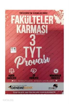 Fakülteler Karması TYT Provası 3 Deneme Sınavı