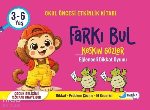 Farkı Bul - Keskin Gözler - Eğlenceli Dikkat Oyunu (3 - 6 Yaş)