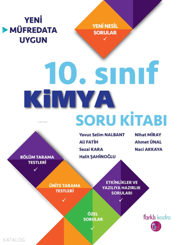 Farklı Kadro Yayınları Ayt Kimya Soru Bankası