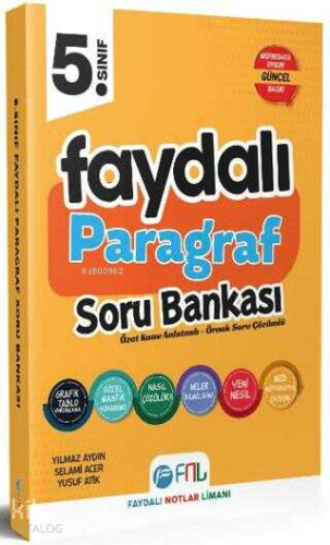 Faydalı Notlar Limanı Yayıncılık 5. Sınıf Faydalı Paragraf Soru Bankası