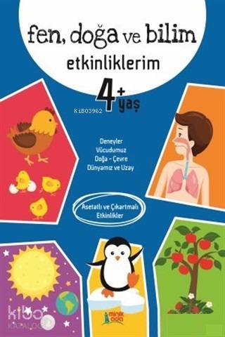 Fen Doğa ve Bilim Etkinliklerim 4+ Yaş - Kitapiks.com