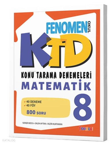 Fenomen 8 Matematik Konu Tarama Denemeleri