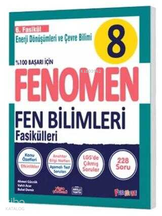 Fenomen 8. Sınıf Fen Bilimleri 6. Fasikül (Enerji Dönüşümleri ve Çevre