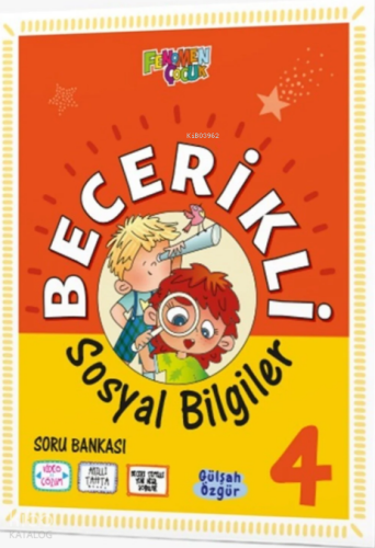 Fenomen Çocuk 4. Sınıf Becerikli Sosyal Bilgiler Soru Bankası